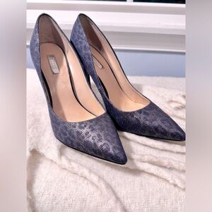 Sexy Blue Leopard GUESS Heels